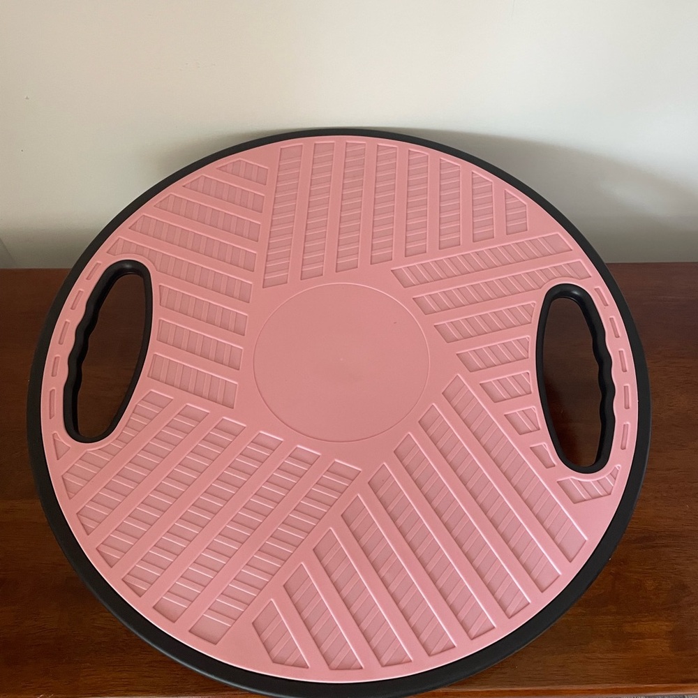 Round Pink Balance Board with Handles
